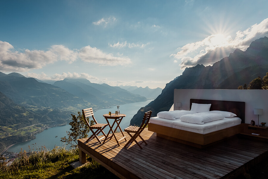 The Zero Star Hotel in Swiss Alps